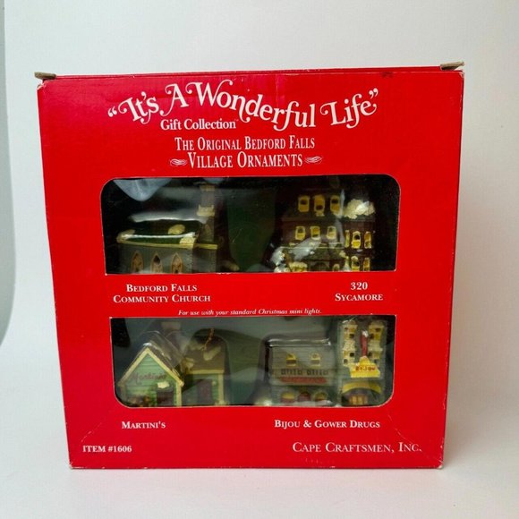 It's A Wonderful Life The Original Bedford Falls Village Ornaments Item #1606 🎄 - Picture 3 of 13